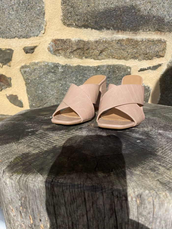 Mule à talon nude - Pimkie