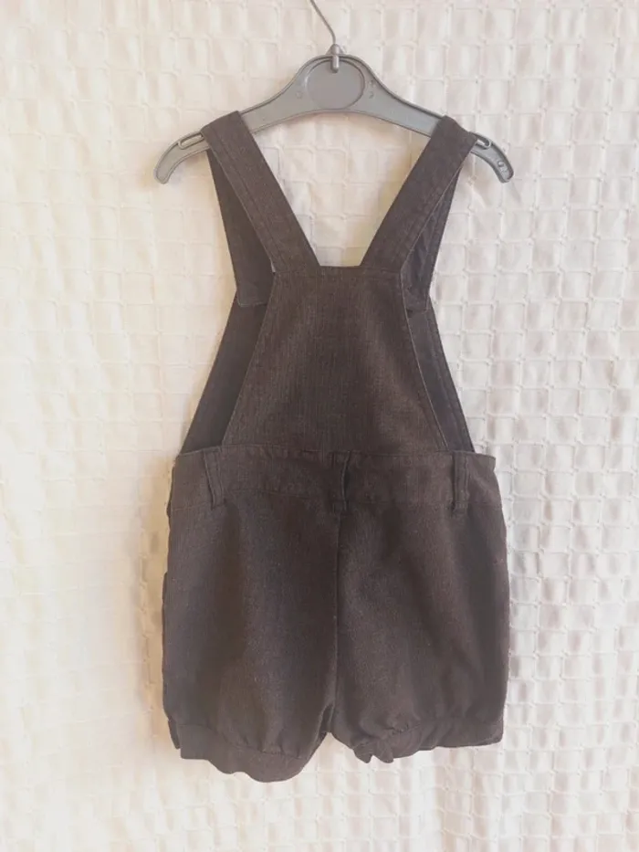 Salopette short velours kidkanai 3 ans - photo numéro 4