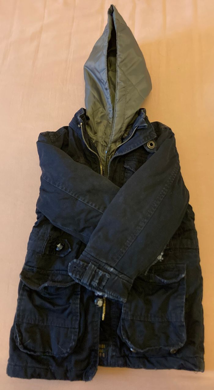 Blouson double avec capuche - Taille 3 ans - photo numéro 3