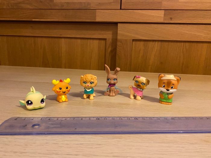 Figurines jouets Polly pocket littlest pet shop LPS poisson klorofil chien dog lapin rabbit Mattel - photo numéro 5