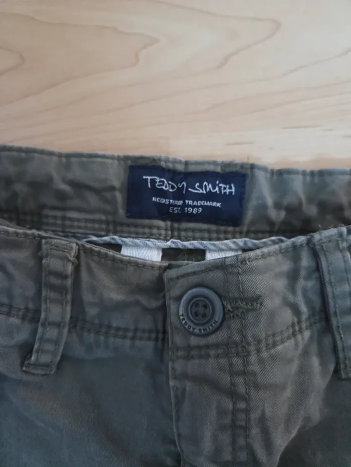 Pantalon cargo taille 10ans teddy smith - photo numéro 2