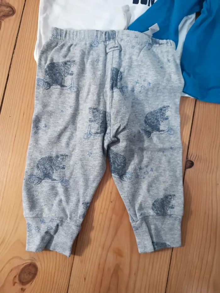 3 vêtements garçon 6 mois mi saison - photo numéro 5