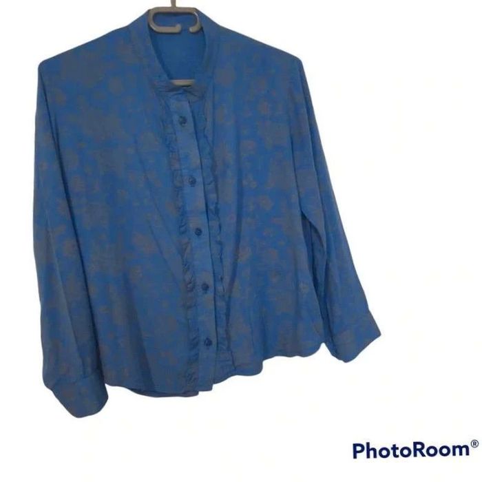 Blouse bleue taille L - photo numéro 3