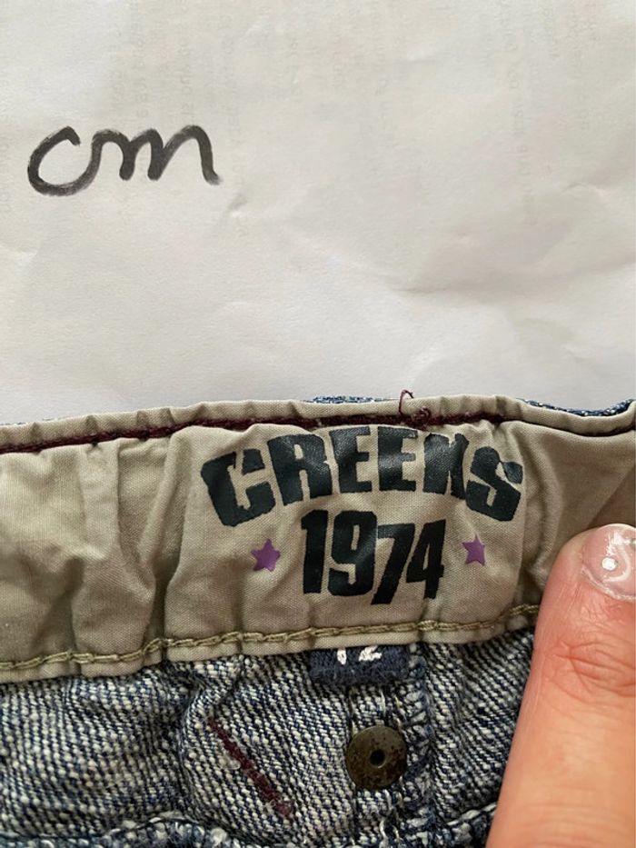 Lot de 3 pantalons jeans 👖 - Kimbaloo, Creeks & autre - 12 mois - TBE - photo numéro 9