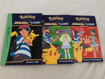 Lot 3 libres pokemon soleil et lune