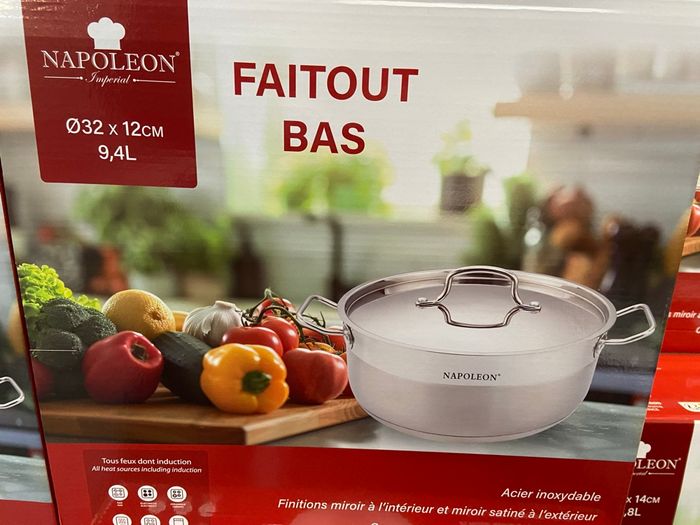 Faitout Napoleon neuf inox 9,4L tous feux