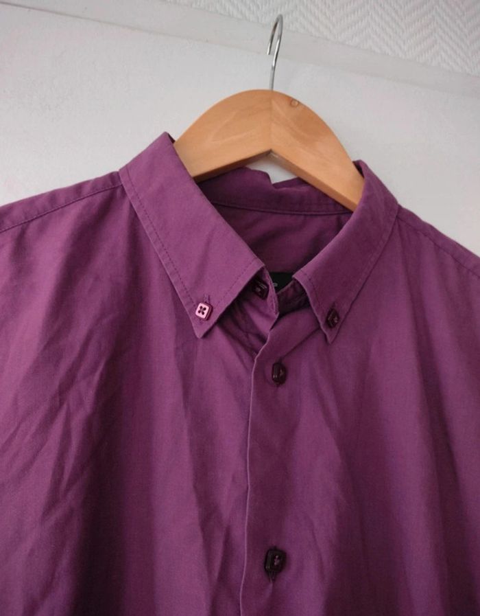 Chemise violette Brice L 41/42 - photo numéro 3