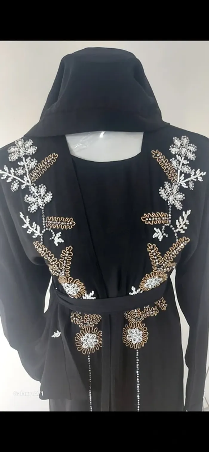 Ensemble kimono 4 pièces perlé neuf - photo numéro 11