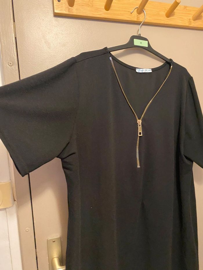 Robe, tunique, noir grande taille femme - photo numéro 6