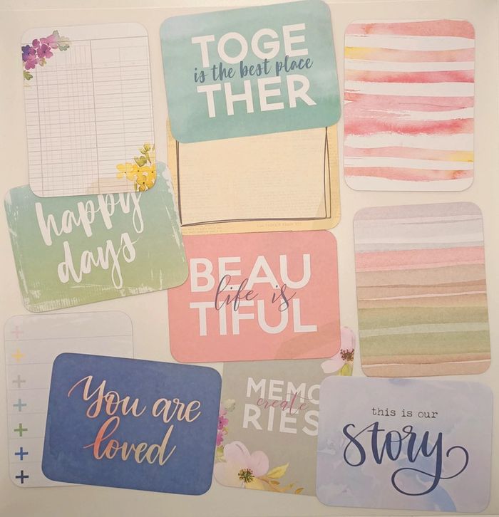 Scrapbooking die cuts cartes project life - photo numéro 7