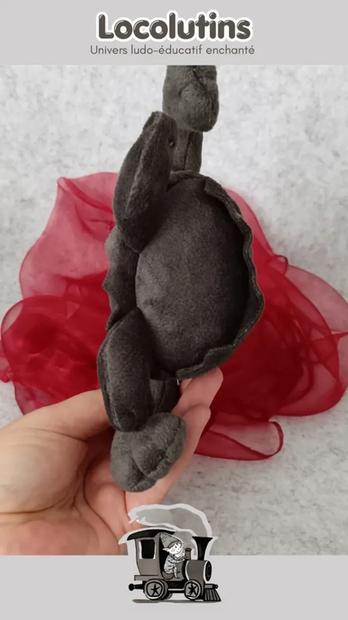 🚂 Peluche la couleur des émotions - peur - photo numéro 4