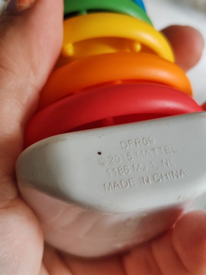 Hochet Fisher Price en forme de tour à anneaux - photo numéro 7