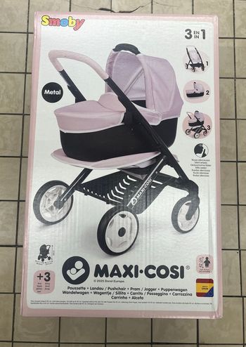 Combi poussette et landau smoby