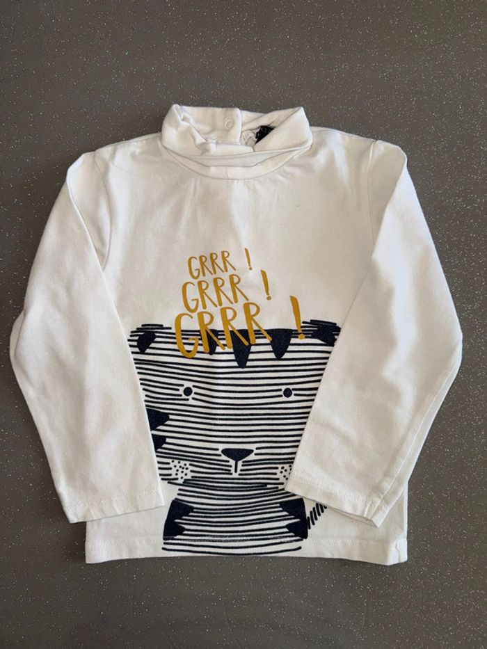 Lot de 4 tee shirts ML 24 mois - photo numéro 5