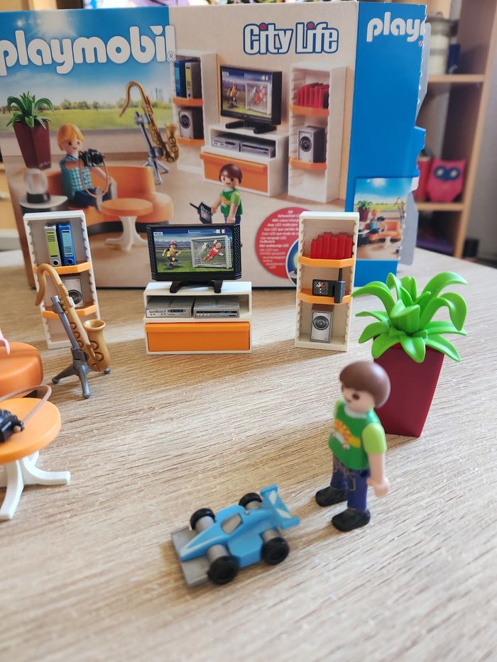 Playmobil 9267 – Salon équipé ✨ Boîte & notice - photo numéro 3