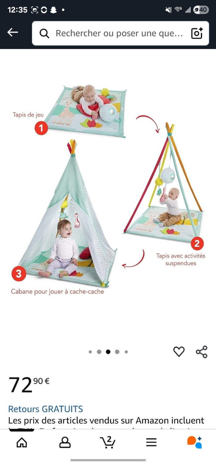 Tipi Sophie la girafe - photo numéro 5