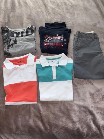Lot de 5 vêtements garçon taille 12 ans en très bon état