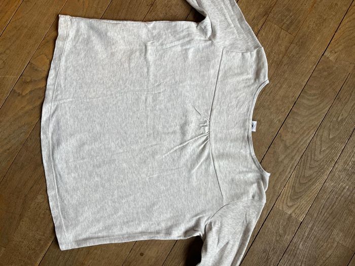 Tee-shirt gris Petit Bateau 10 ans - photo numéro 4