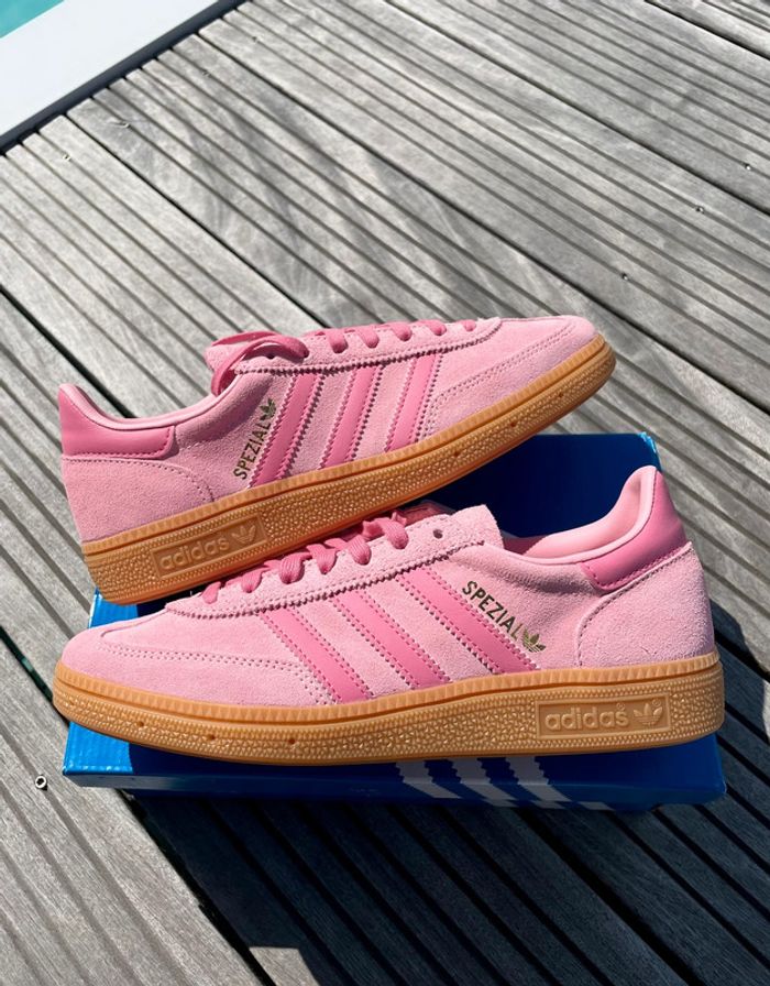 Adidas handball spezial triple pink London flower - photo numéro 2