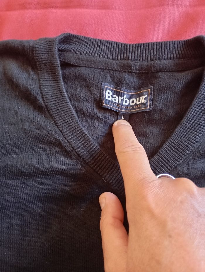 Pull léger très bon état barbour - photo numéro 2