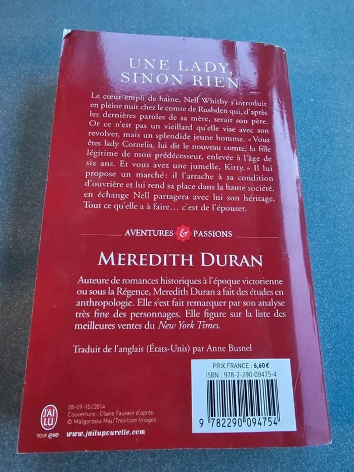 Livre une Lady, sinon rien de Meredith Duran - photo numéro 2