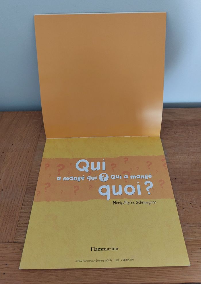 Qui a mangé qui ? Qui a mangé quoi ? - photo numéro 2