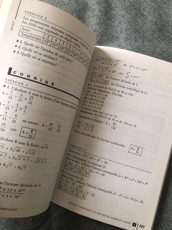 Annabrevet mathématiques 2002 Hatier - photo numéro 2