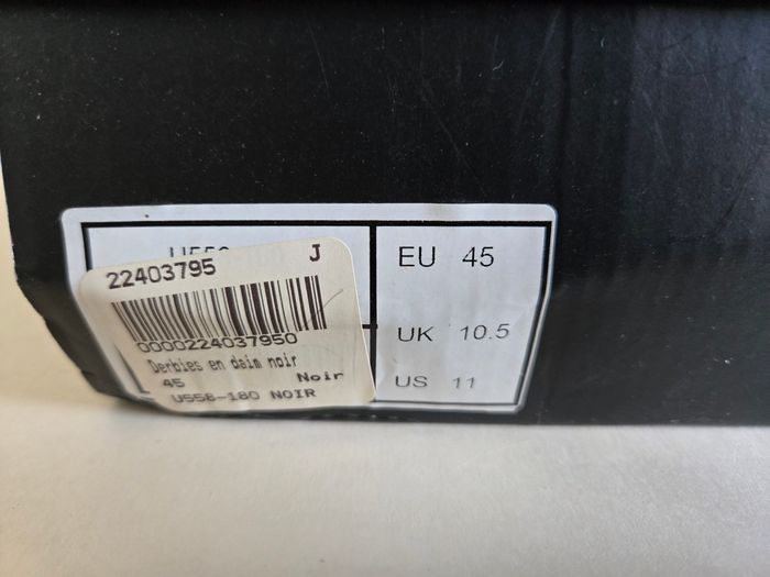 Chaussure derbie  noir daim uomo design  neuve - photo numéro 10