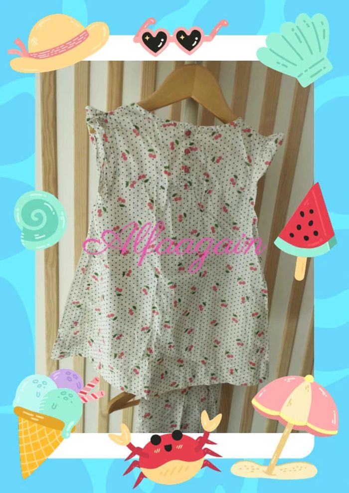 Pyjama okaidi 8ans été cerises - photo numéro 4