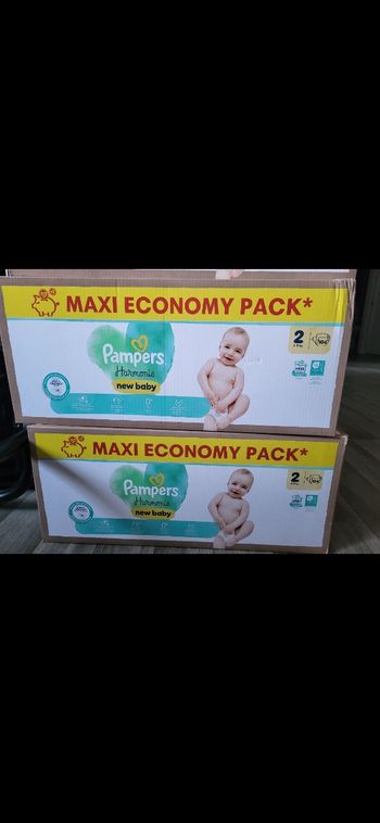 2 pampers harmonie taille 2