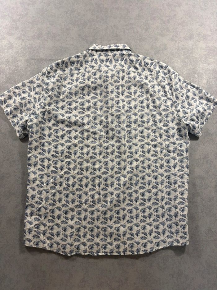 Chemise Manche courte en lin à motif Celio Taille XL - photo numéro 5