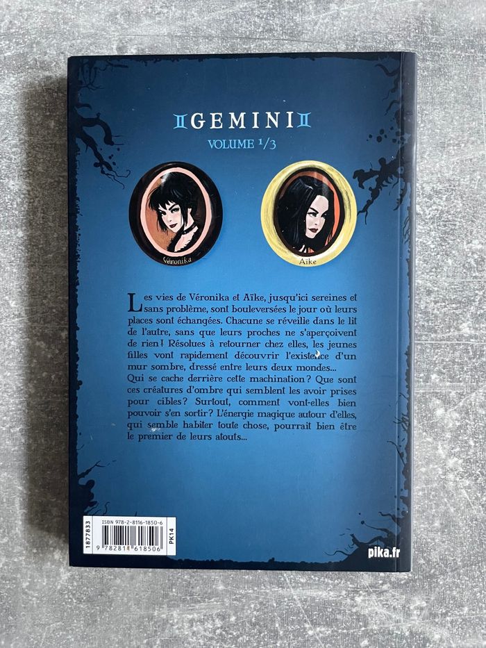 Livre Gemini, passage entre les mondes tome 1  en version française. - photo numéro 2