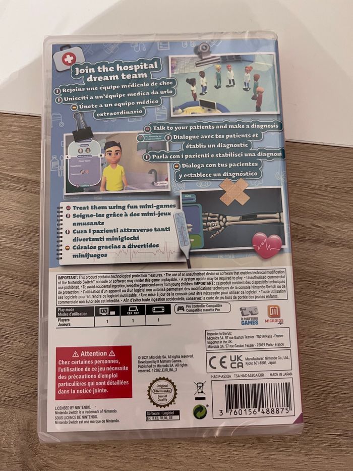 Jeu Nintendo switch doctors and nurses - photo numéro 2