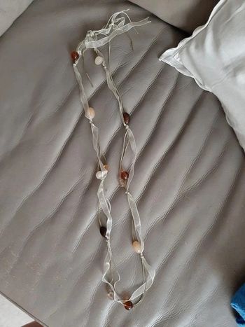 Long collier perlé
