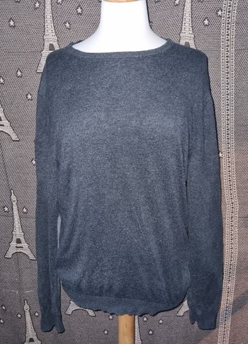 Pull gris taille L