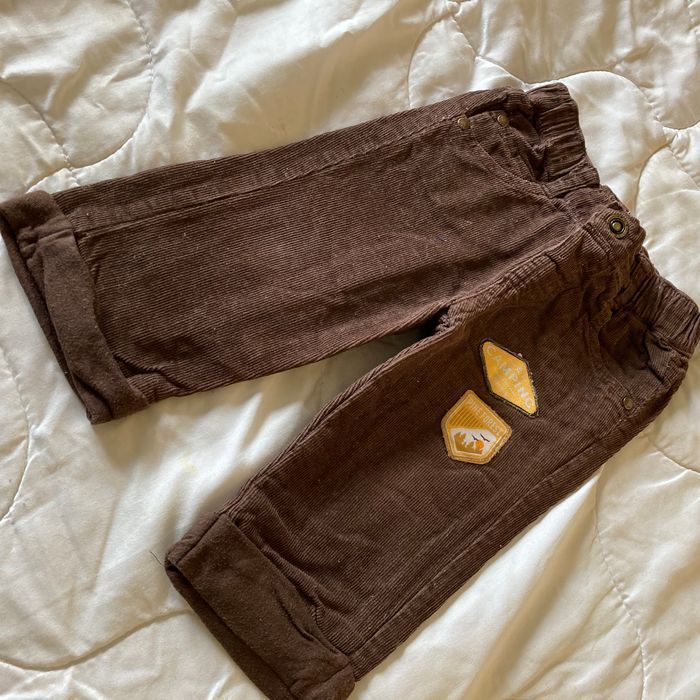 Pantalon velours doublé