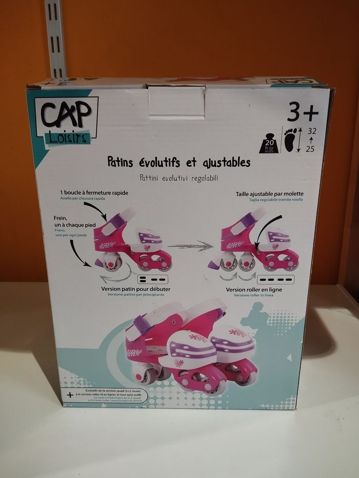 Patins à roulettes évolutifs et ajustables - photo numéro 2