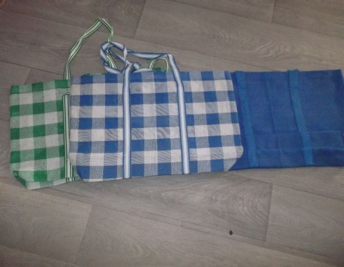 Grand sac cabas courses plage multicolore NEUF