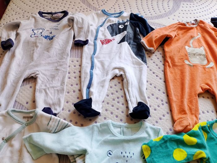 Lot de 10 pyjamas 6 mois garçon - photo numéro 7