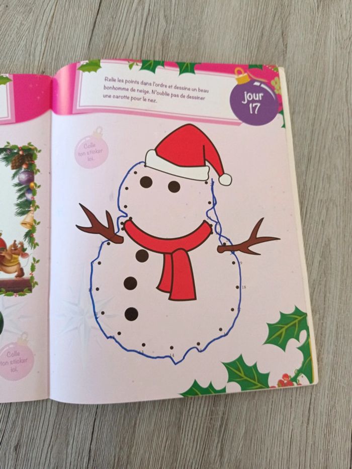 Lot 3 cahiers activités jeux coloriages princesse noël reine des neiges - photo numéro 14