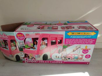 Camping car barbie + Barbie,Ken,Skipper, Brooklyn camping