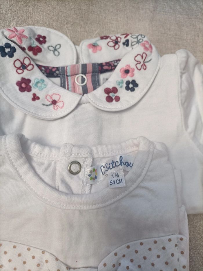 Lot 25 vêtements fille 1 mois été - photo numéro 3