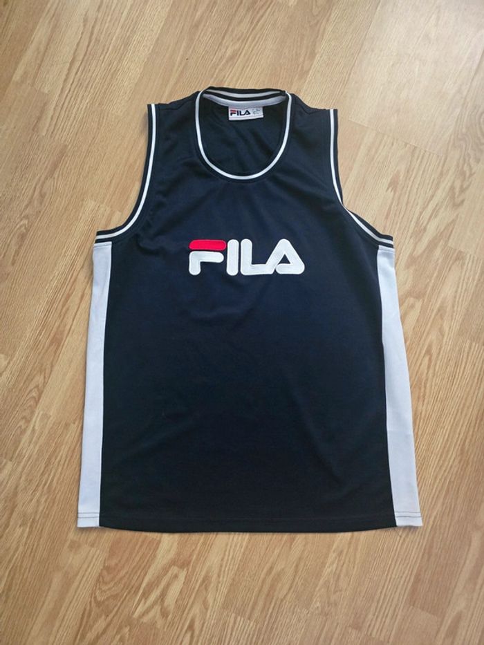 Réédition de debardeur Fila vintage style basketball - photo numéro 8