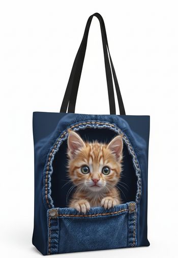 Sac fourre-tout chaton