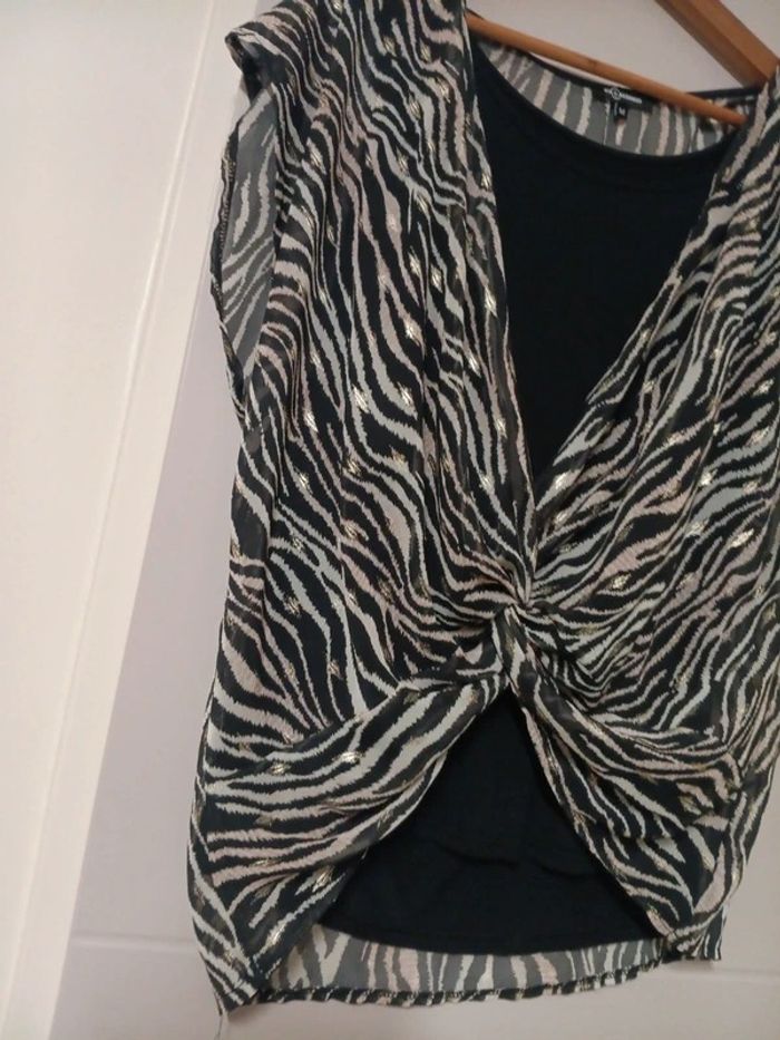 Blouse manche courte chic mosquitos