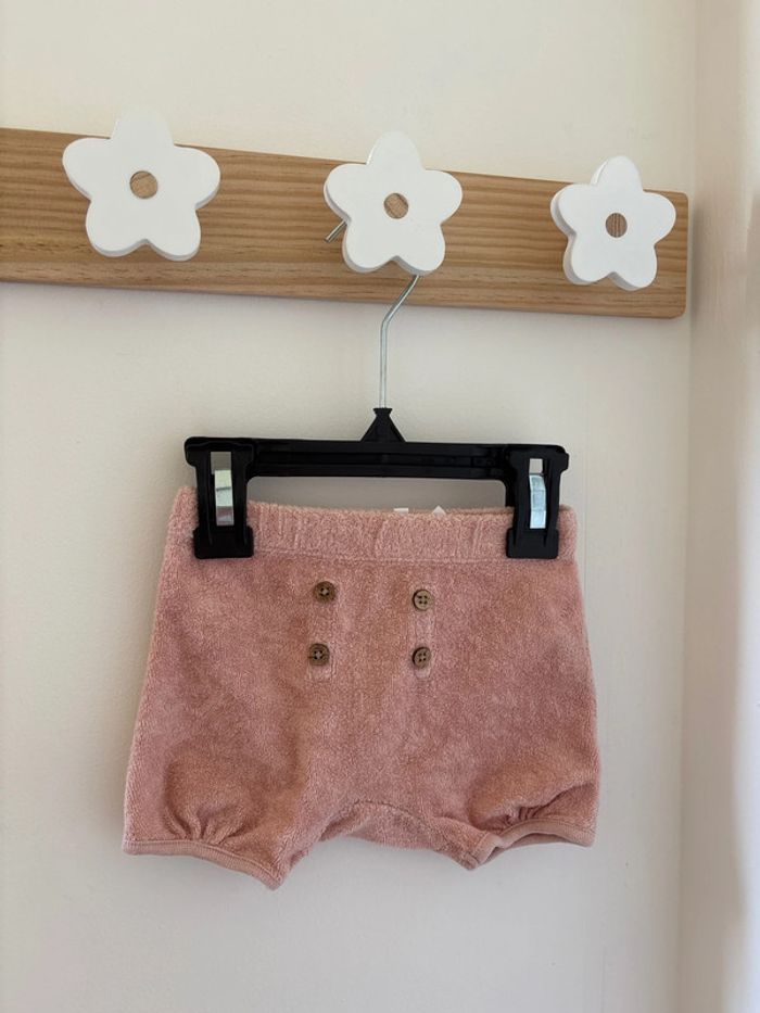 Ensemble short éponge rose + t-shirt lapin Orchestra - photo numéro 6