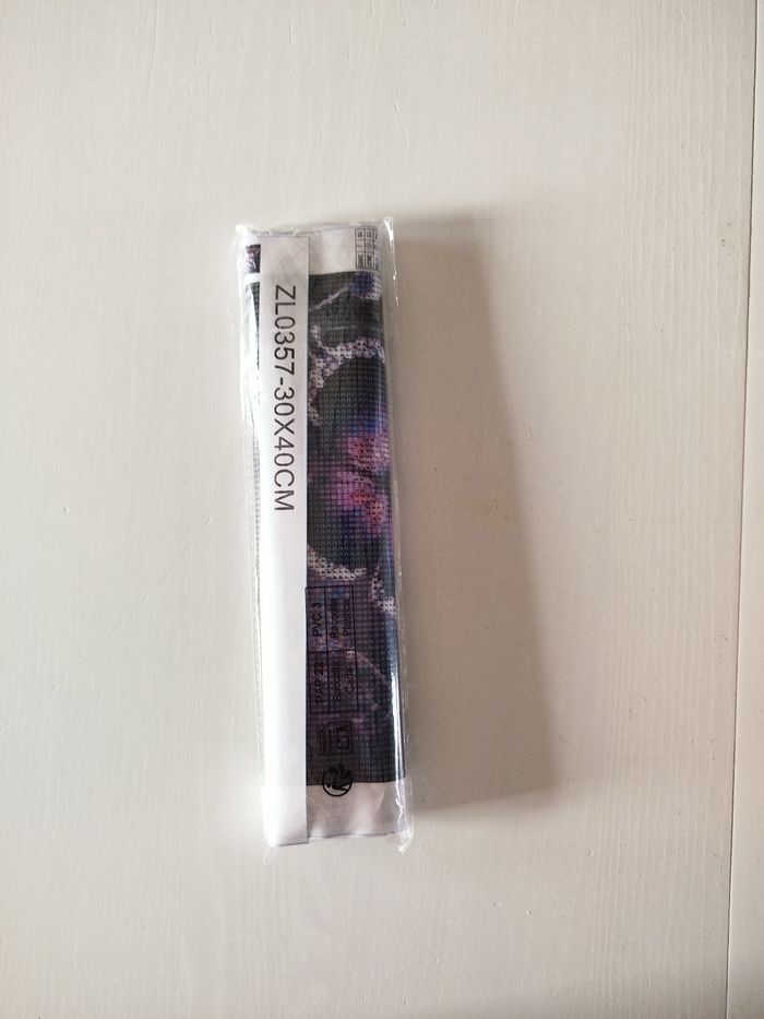 Diamond painting papillon bleu et violet #S339 - photo numéro 3