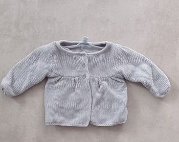 Gilet épais pour fille - 6 mois