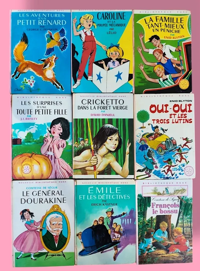 Lot 17 livres de poche vintage – Bibliothèque Rose - photo numéro 3
