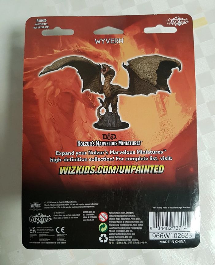 Dungeons & Dragons : Nolzur’s Marvelous - Figurine à peindre Wyvern - photo numéro 2